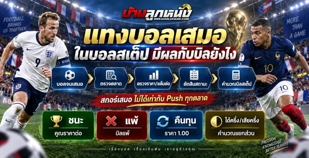 แทงบอลเสมอ
